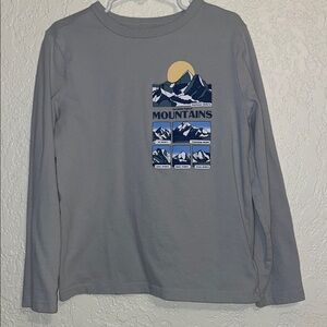 Gray Mountain Graphic Kids Shirt